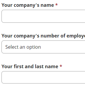 Create an employer account.
