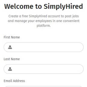 Create an employer account.