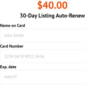 Add your billing information.
