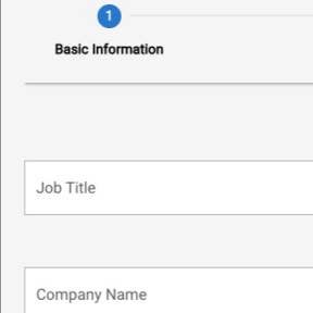 Create your job post.
