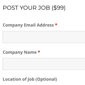 Create your job post.