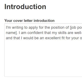 Complete the introduction.