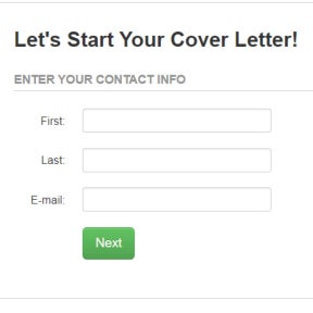 Submit your contact information.