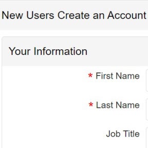 Create an account.