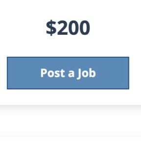 Select a job posting plan.