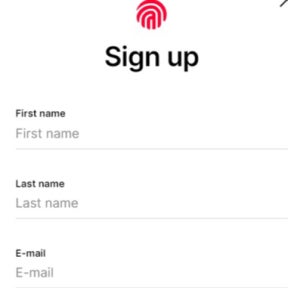 Create an account.