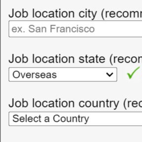 Specify a location.