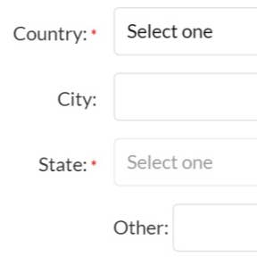 Specify a location.