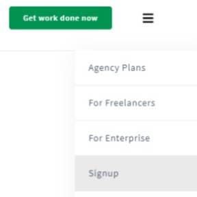 Click on the menu icon on the home page.