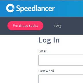 Create your Speedlancer account.