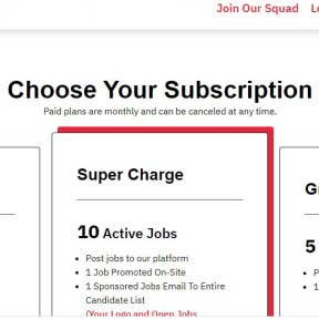 Choose your posting plan.
