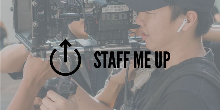 Staff Me Up logo.