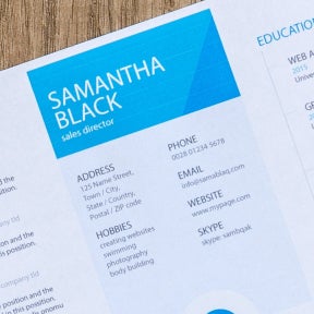 Start with your personal details.