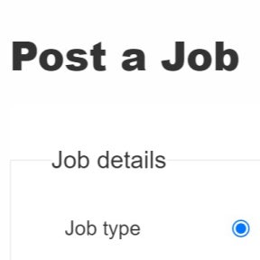 Create you job ad.