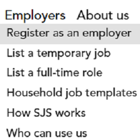 Go to Student Job Search's home page.
