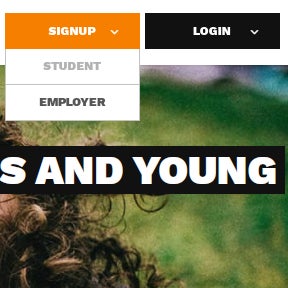 Click "EMPLOYER."