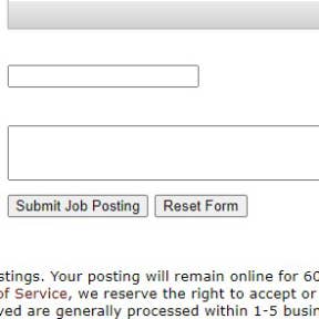 Click "Submit Job Posting."