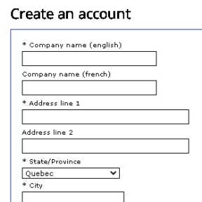 Register an account with Jobs.ca