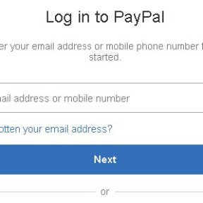 Log in to your PayPal account.