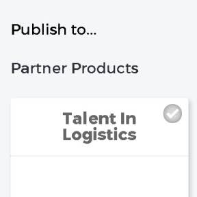 Choose where you'd like to publish your job advertisement.