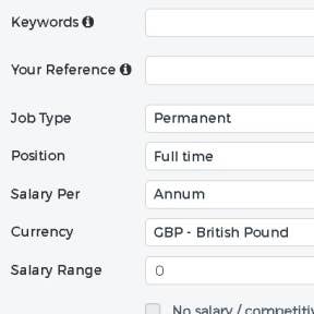 Fill in their job posting form.