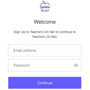 Create your account.