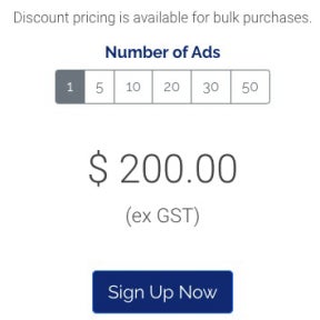 Select a job posting plan.