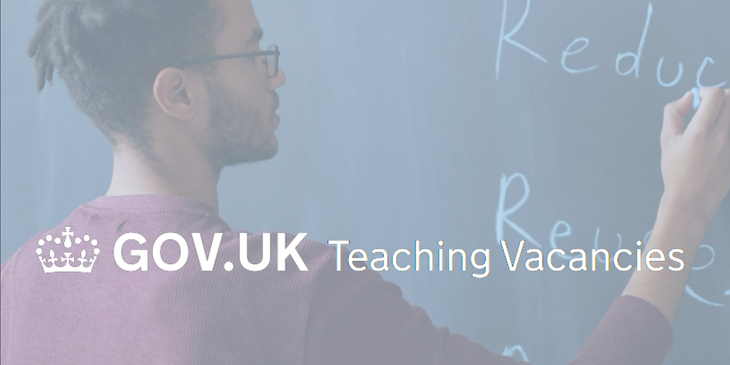 Teaching Vacancies logo.