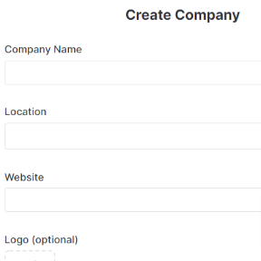 Create a company profile.