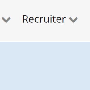 Click on "Recruiter."