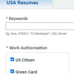 Enter your search terms into the system.