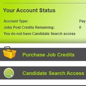 Purchase job credits.