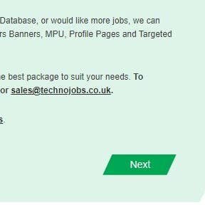 Select a job posting package.