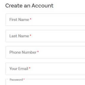 Sign in or create an account.