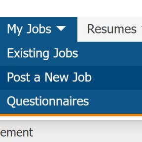 Create and post your job ad.