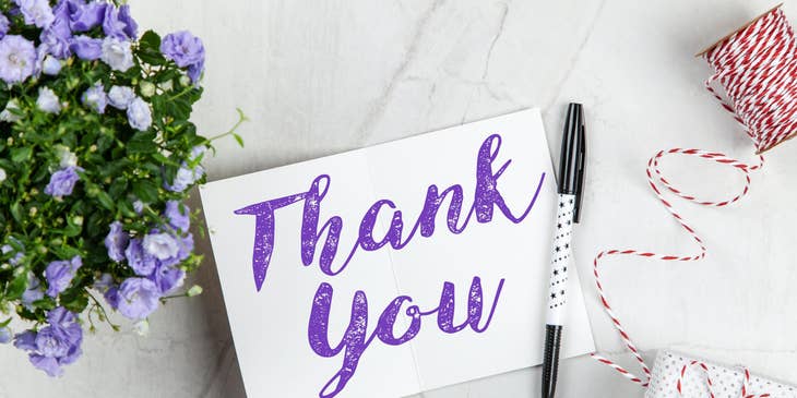 a thank you letter to employees
