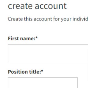 Create an employer acccount.