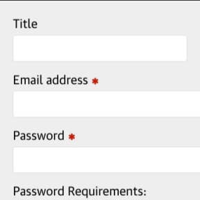 Create an account.