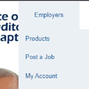 Go to the job board's home page.