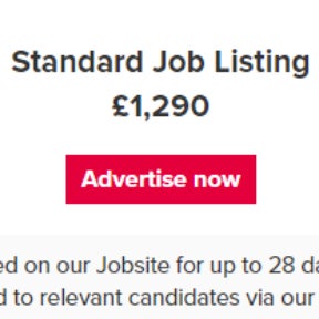 Select a job posting package.