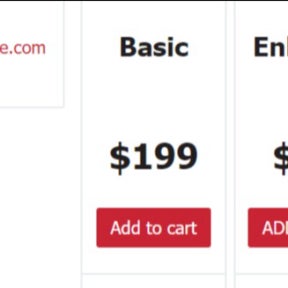 Select a job posting package.