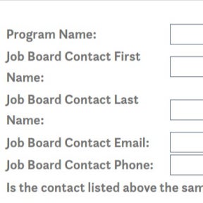 Register for a job board account.
