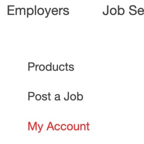 Navigate to The Wildlife Society Career Center home page.