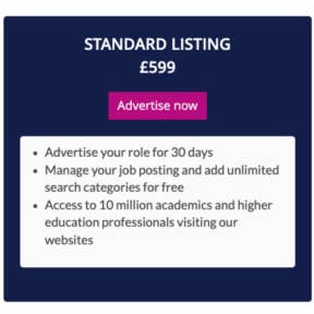 Select a job posting package.