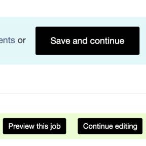 Review your job post.