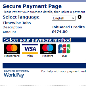 Pay for your vacancy.