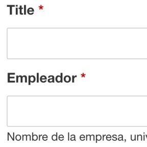 Llena el formulario.