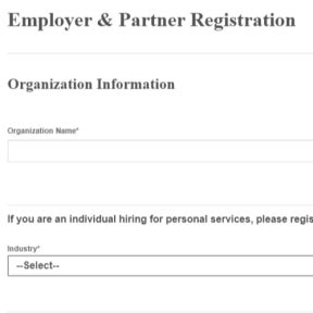 Complete the online registration form.