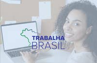 Logotipo do Trabalha Brasil.