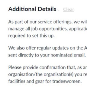 Confirm your choices.